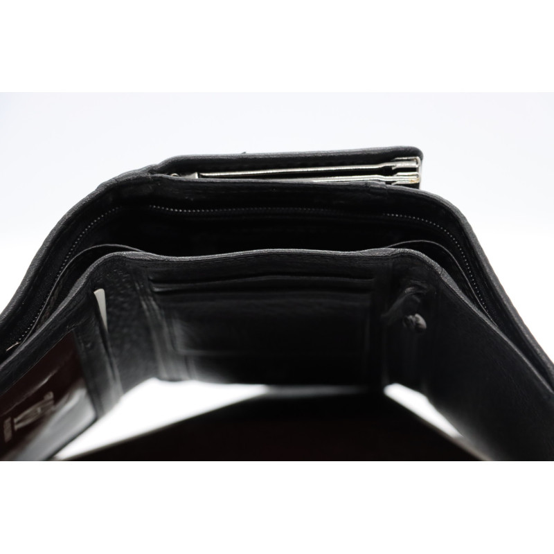 Жіночий шкіряний гаманець Wanlima w72047550017j9 Black