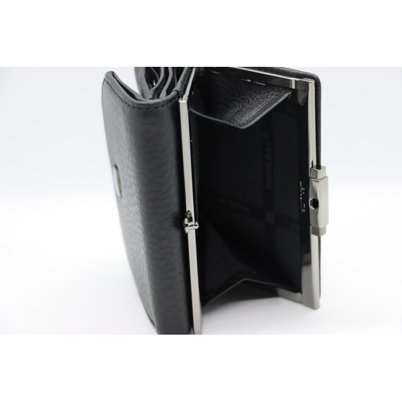 Жіночий шкіряний гаманець Wanlima w72047550017j9 Black