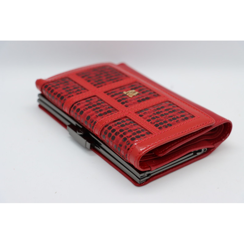 Женский кожаный кошелёк Wanlima w11044740430a2 Red