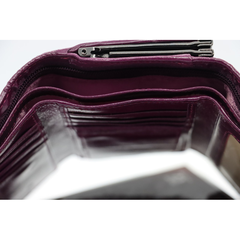 Жіночий шкіряний гаманець Wanlima w11044730430b1 Purple