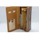 Женский кожаный кошелёк Wanlima w81042670013b1 Light Coffee