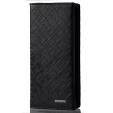 Мужской кожаный кошелёк Wanlima 22501130258 Black