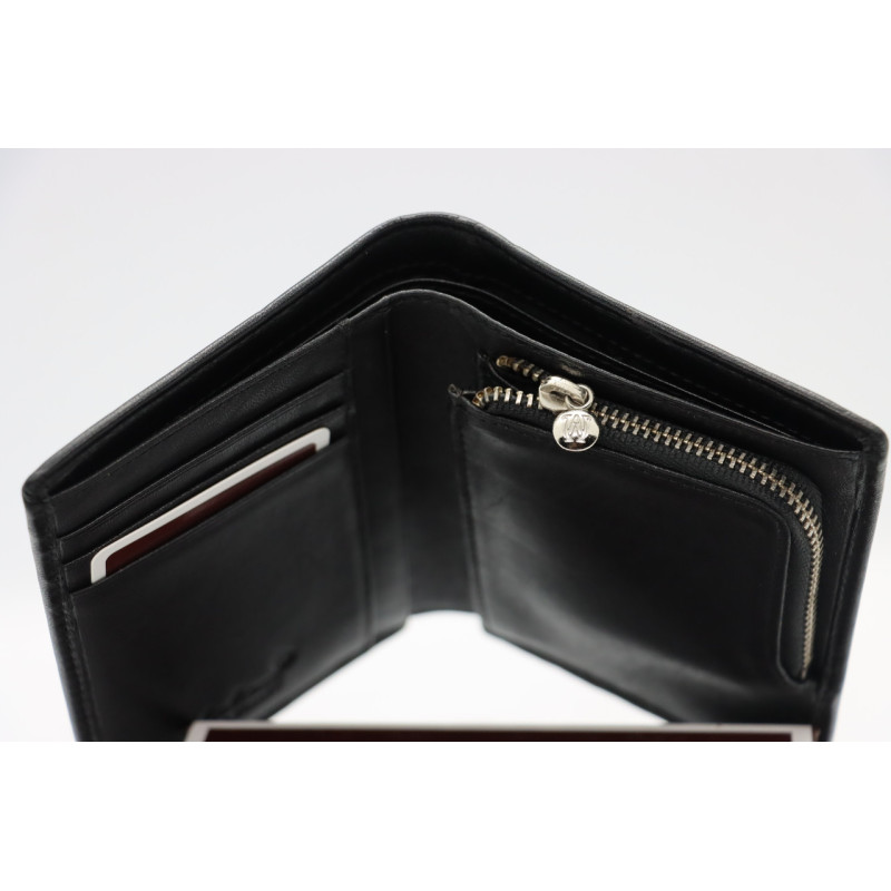 Мужской кожаный кошелёк Wanlima 22528501973a1 Black