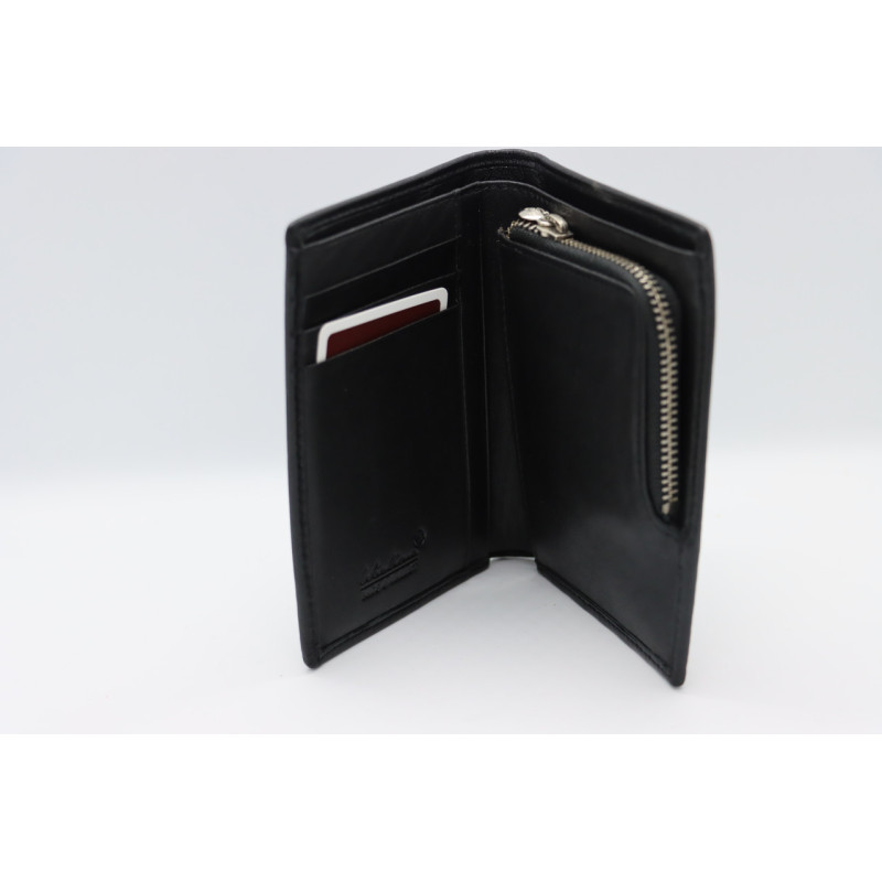 Мужской кожаный кошелёк Wanlima 22528501973a1 Black