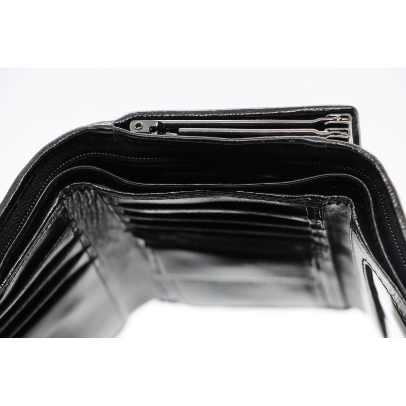 Женский кожаный кошелёк Wanlima w50040500430 Black