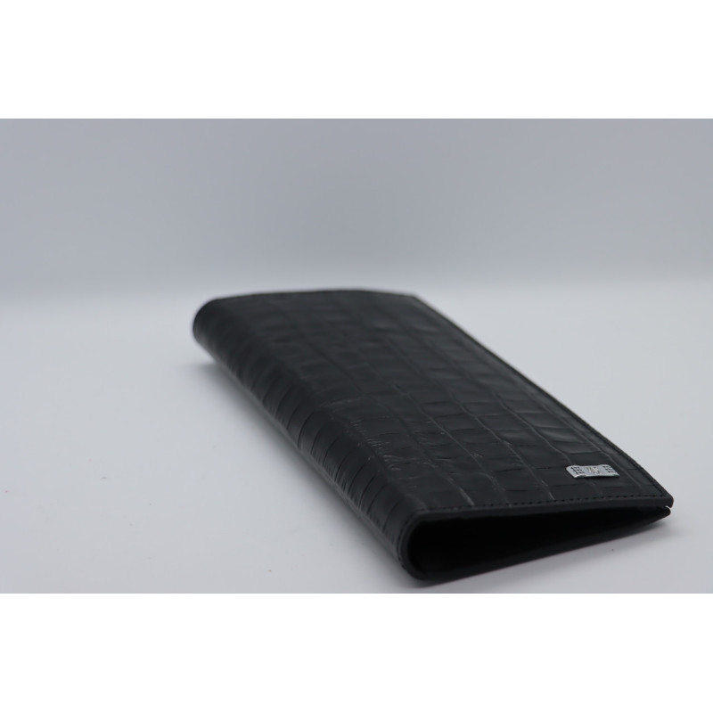Чоловічий шкіряний гаманець Wanlima 22502870906 Black