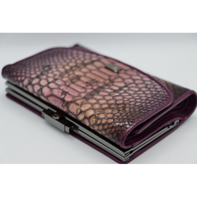 Женский кожаный кошелёк Wanlima w11044730473b1 Purple