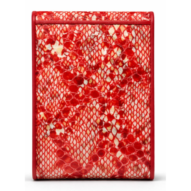 Жіночий шкіряний гаманець Wanlima w11045341030 Red/White