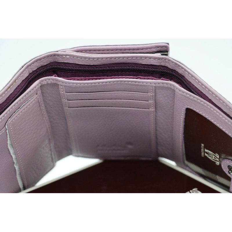 Женский кожаный кошелёк Wanlima w11044740015Y1 Purple