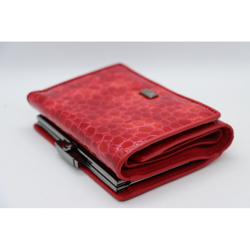 Жіночий шкіряний гаманець Wanlima w11044690015b1 Red