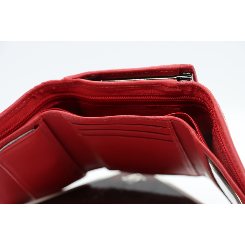 Жіночий шкіряний гаманець Wanlima w11044690015b1 Red