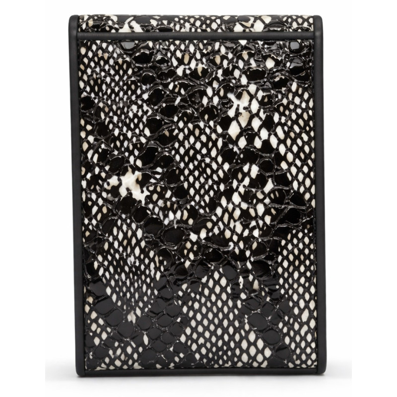 Жіночий шкіряний гаманець Wanlima w11045341030 Black/White