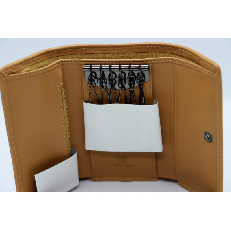 Гаманець ключниця Wanlima w81092670066 Light coffee