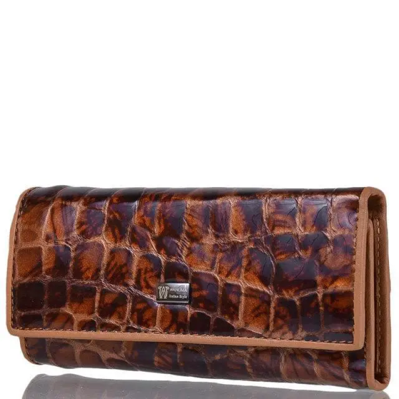 Кошелёк ключница Wanlima w81092670600b1 Light Coffee