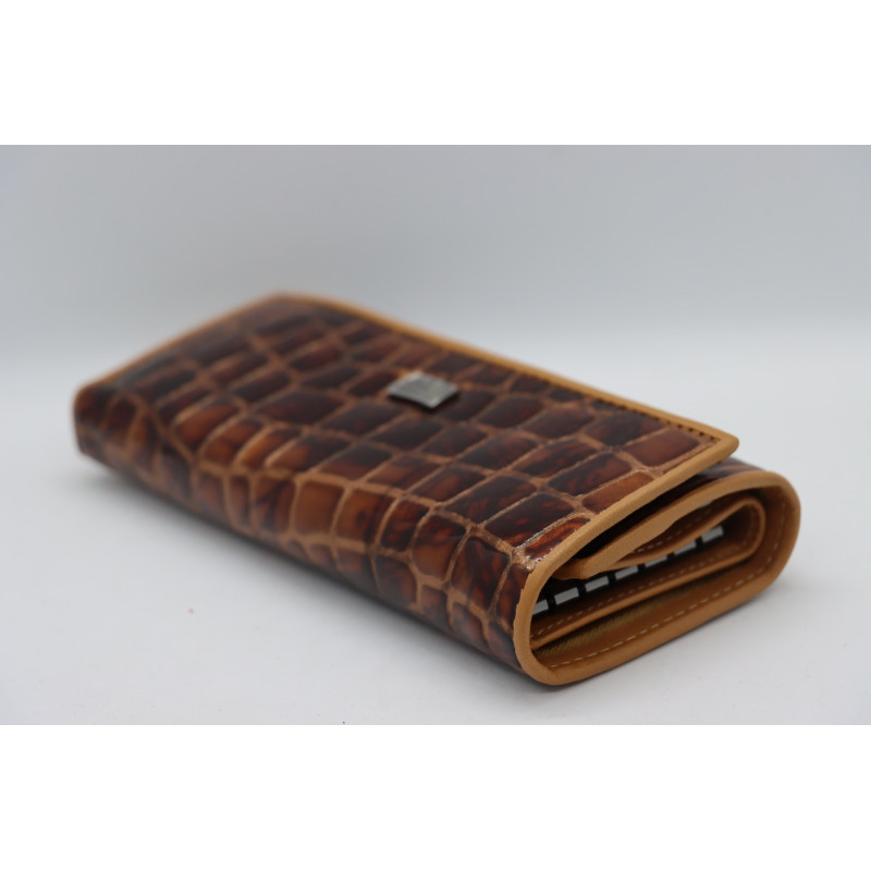 Кошелёк ключница Wanlima w81092670600b1 Light Coffee