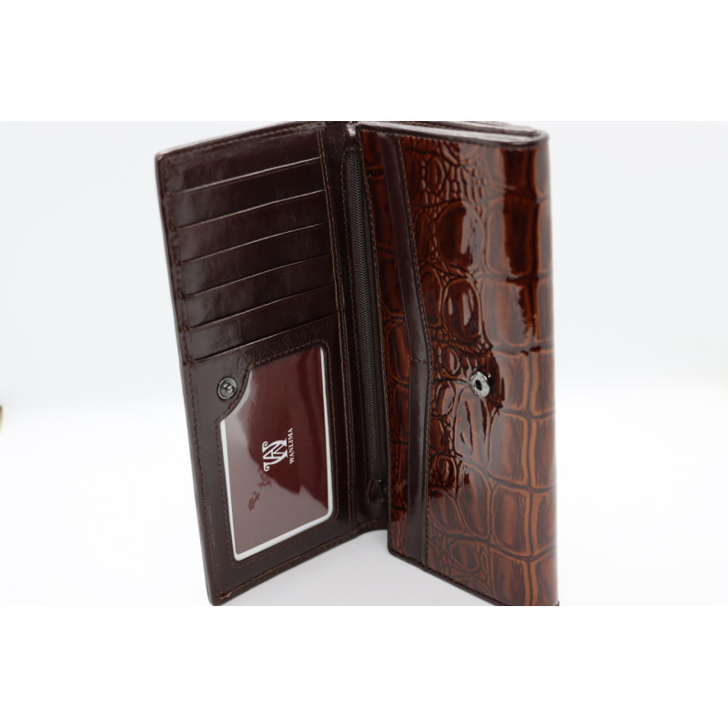 Женский кожаный кошелёк Wanlima w71041560014b1 Coffee