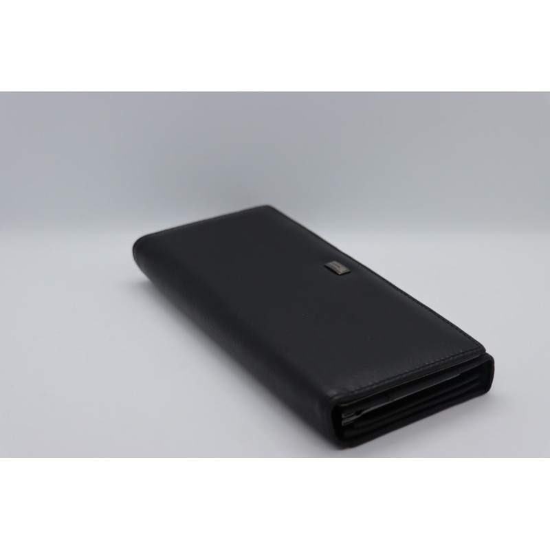 Жіночий шкіряний гаманець Wanlima w72047550013j9 Black