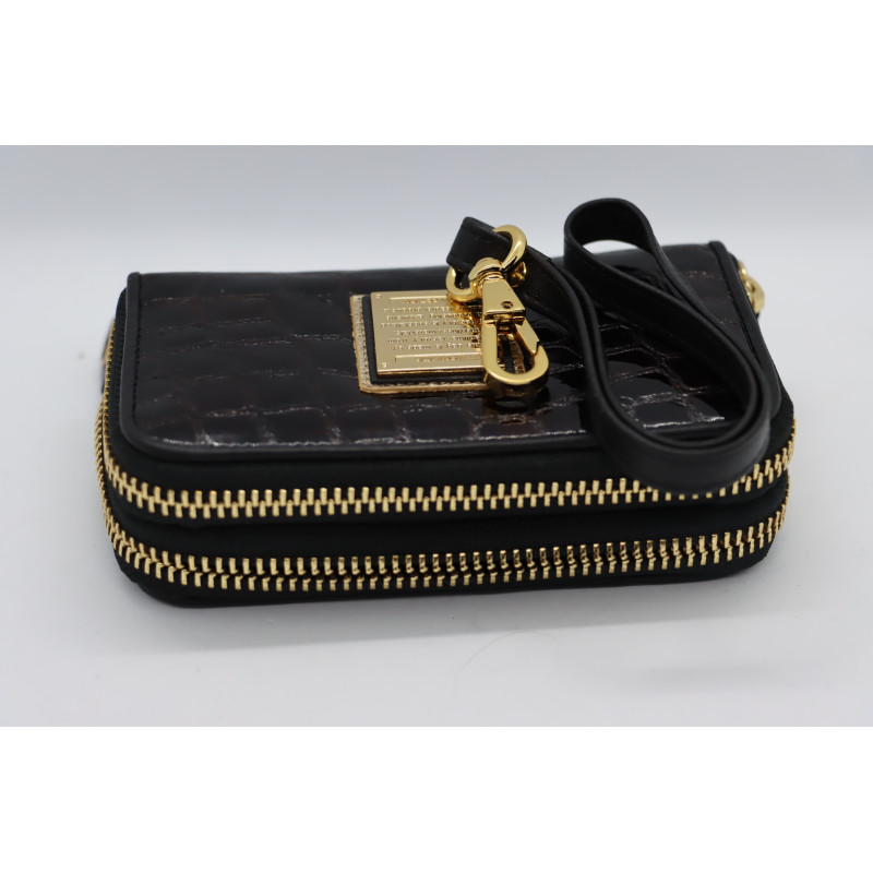 Кошелёк ключница Wanlima w82092670117 Black/Gray