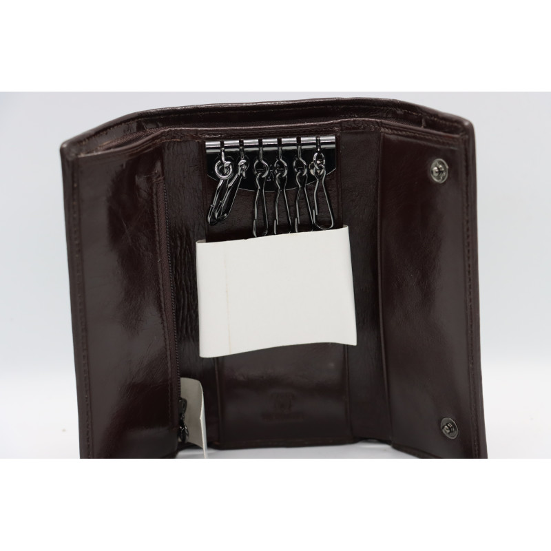 Кошелёк ключница Wanlima w62090500600b1 Coffee