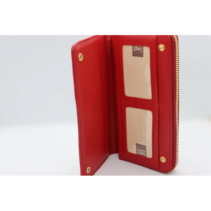 Женский кожаный кошелёк Wanlima w82022849997 Red