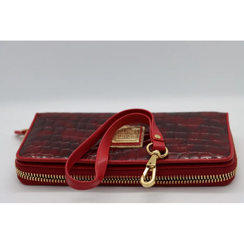Женский кожаный кошелёк Wanlima w82022849997 Red