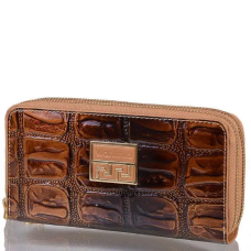 Женский кожаный кошелёк Wanlima w82022340002 Coffee