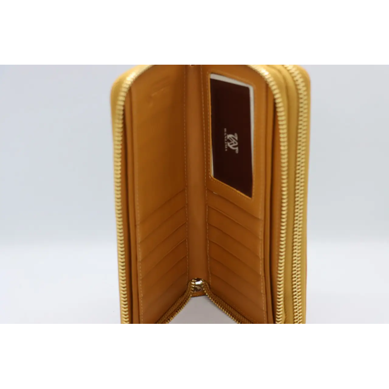 Женский кожаный кошелёк Wanlima w82022340002 Coffee