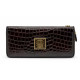 Женский кожаный кошелёк Wanlima w82022679997 Black/Gray