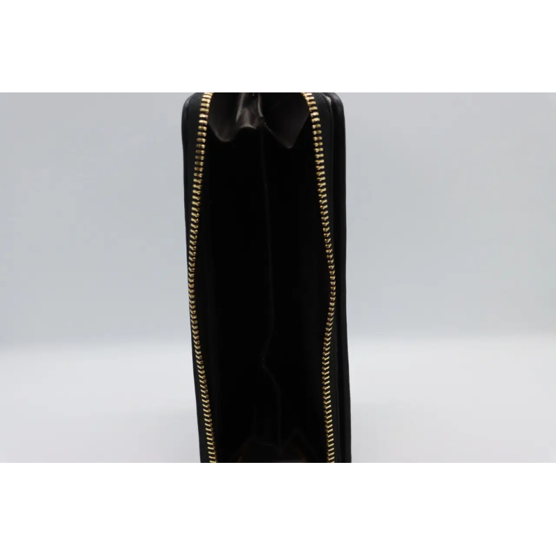 Женский кожаный кошелёк Wanlima w82022679997 Black/Gray