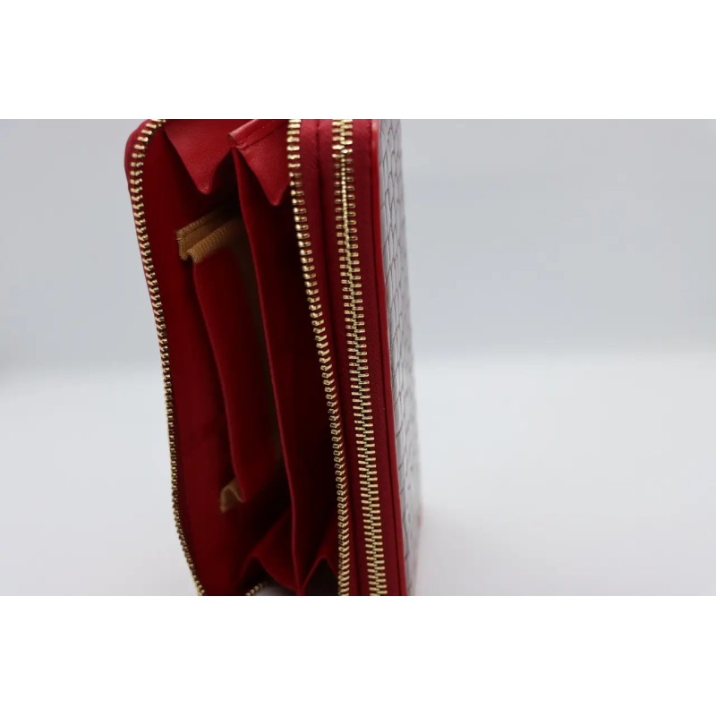 Женский кожаный кошелёк Wanlima w82022849998 Red