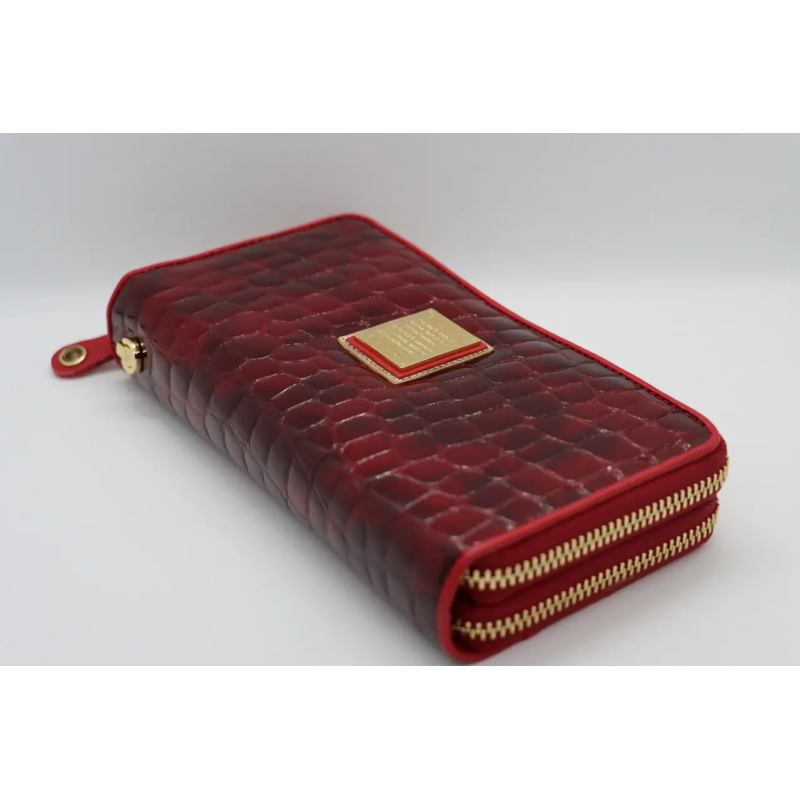 Женский кожаный кошелёк Wanlima w82022849998 Red