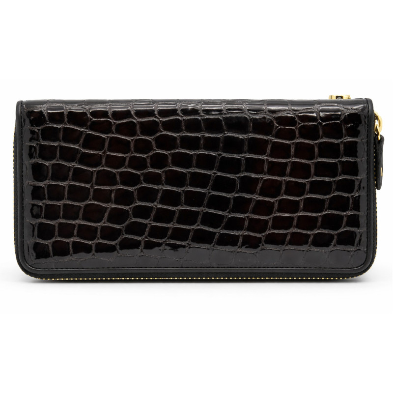 Женский кожаный кошелёк Wanlima w82022679998 Black/Gray