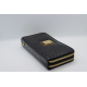Женский кожаный кошелёк Wanlima w82022679998 Black/Gray