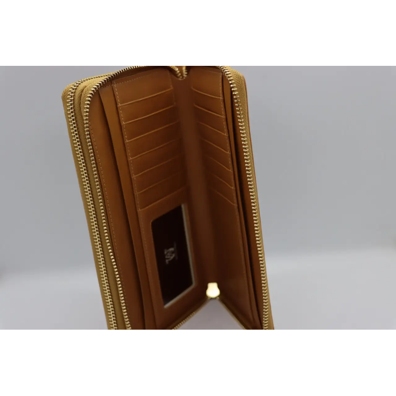 Жіночий шкіряний гаманець Wanlima w82022340001 Coffe