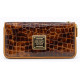 Женский кожаный кошелёк Wanlima w82022679998 Light Coffee