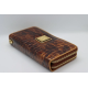 Женский кожаный кошелёк Wanlima w82022679998 Light Coffee