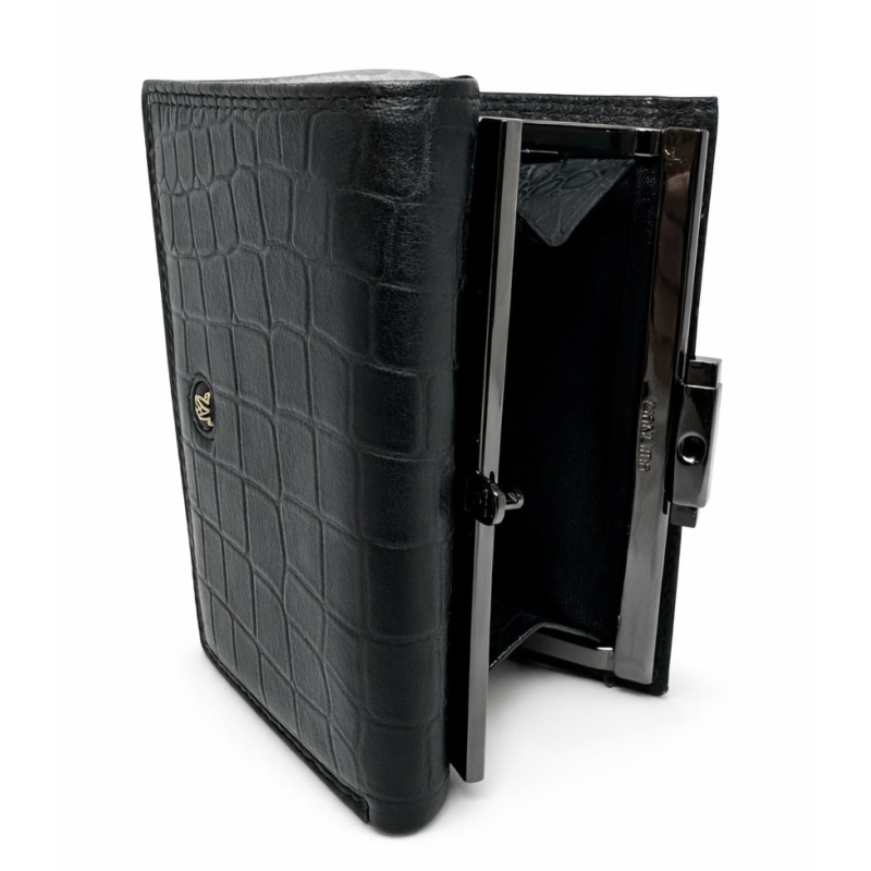 Женский кожаный кошелёк Wanlima w62043790015A1 Black