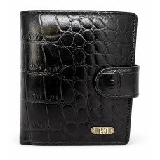 Мужской кожаный кошелёк Wanlima 12046740003a4 Black