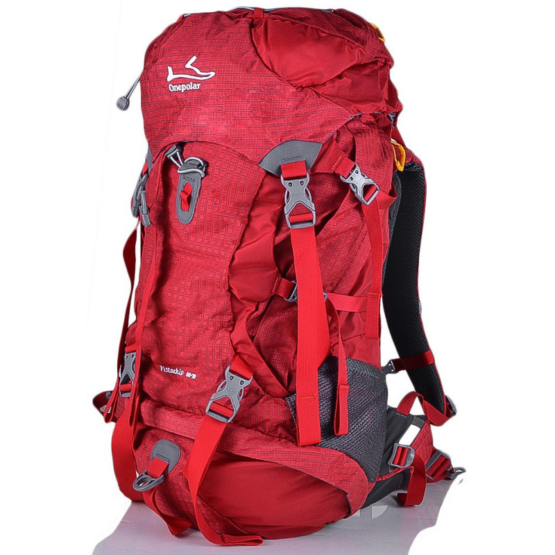 Туристичний рюкзак Onepolar Pistachio W1632 Red 60-70л