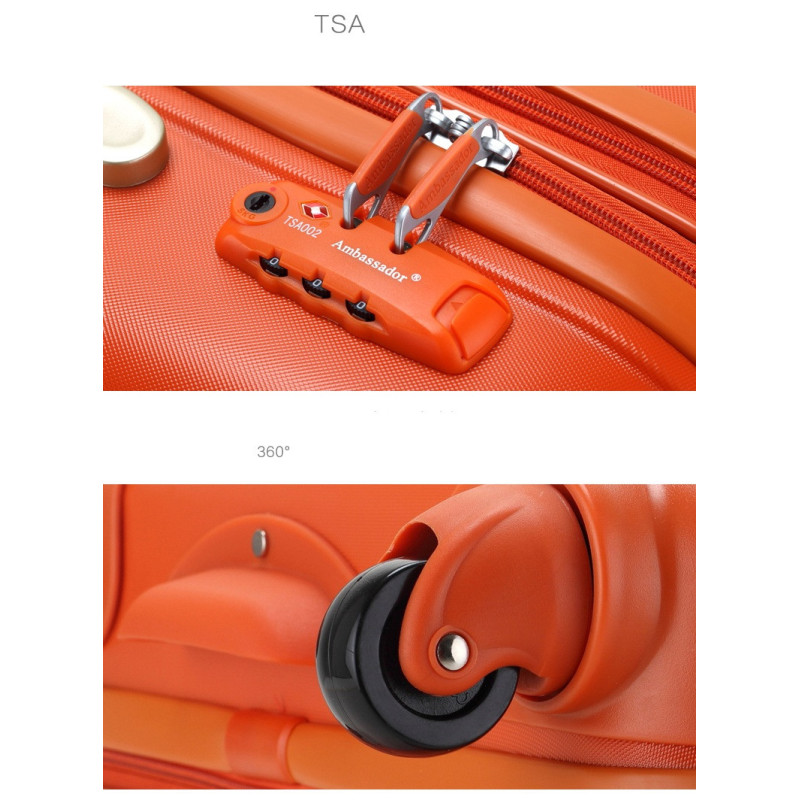 Валіза велика Tashiro Ambassador Classic A8503L Orange