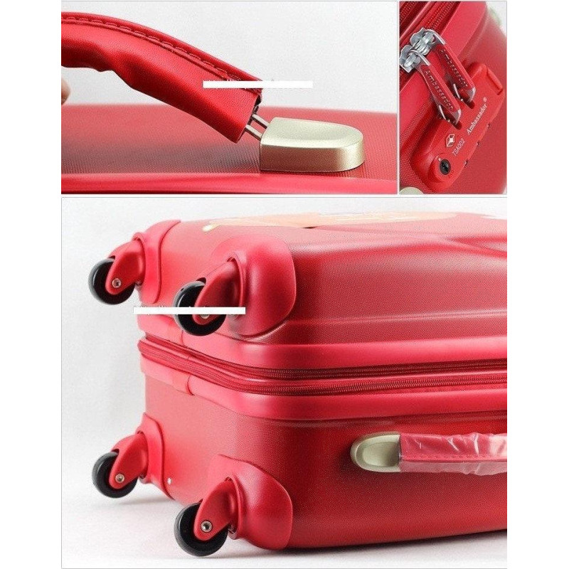 Набор чемоданов Tashiro Ambassador Classic A8503 Red (S,M,L)
