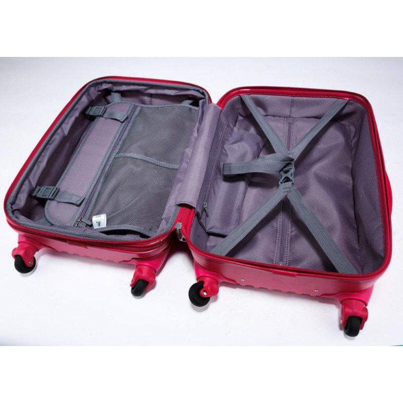 Набір валіз Tashiro Ambassador Scallop A8540 Pink (S,M,L)