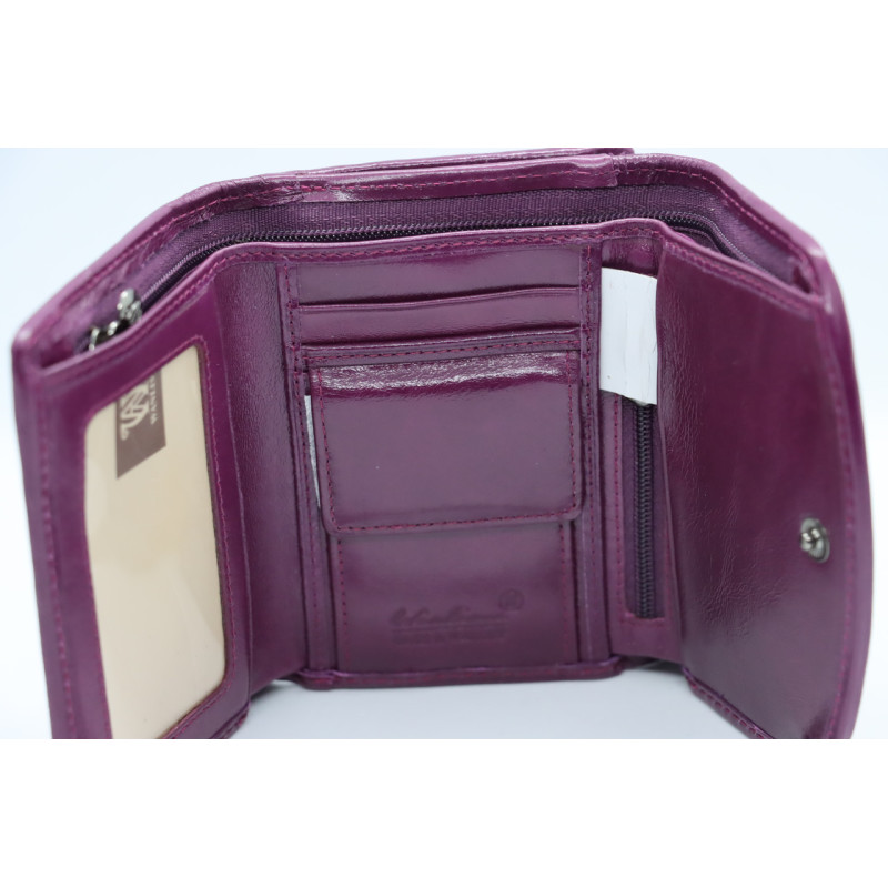 Жіночий шкіряний гаманець Wanlima w11044730016b1 Purple