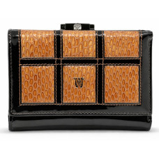 Женский кожаный кошелёк Wanlima w11044740430a2 Light Coffee