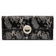 Жіночий шкіряний гаманець Wanlima w11045340661b2 Black/White