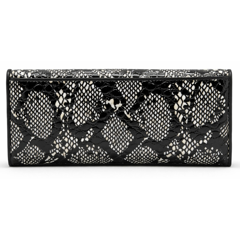 Жіночий шкіряний гаманець Wanlima w11045340661b2 Black/White