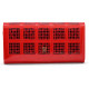 Жіночий шкіряний гаманець Wanlima w11044740013a2 Red