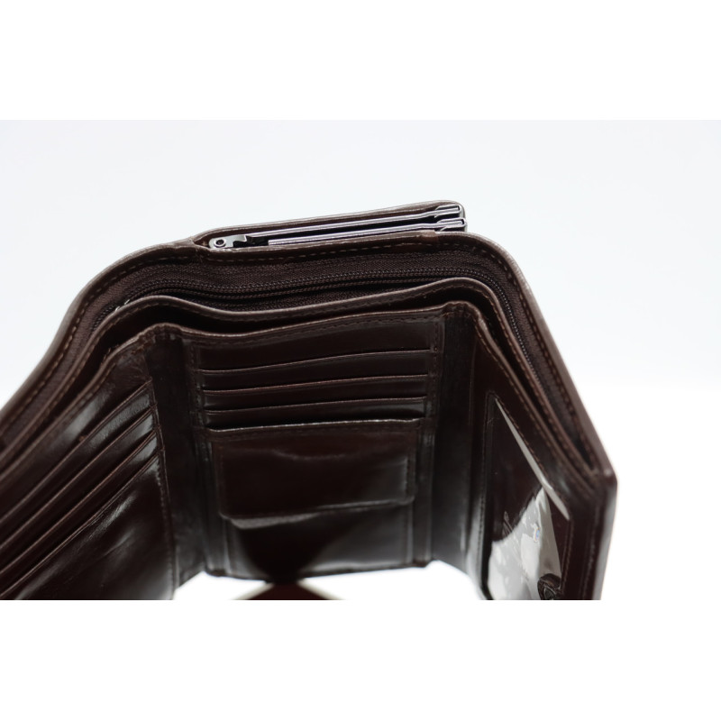 Женский кожаный кошелёк Wanlima w62041170430b1 Coffee
