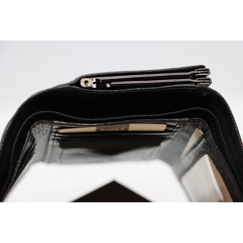 Жіночий шкіряний гаманець Wanlima w50040270473a3 Black