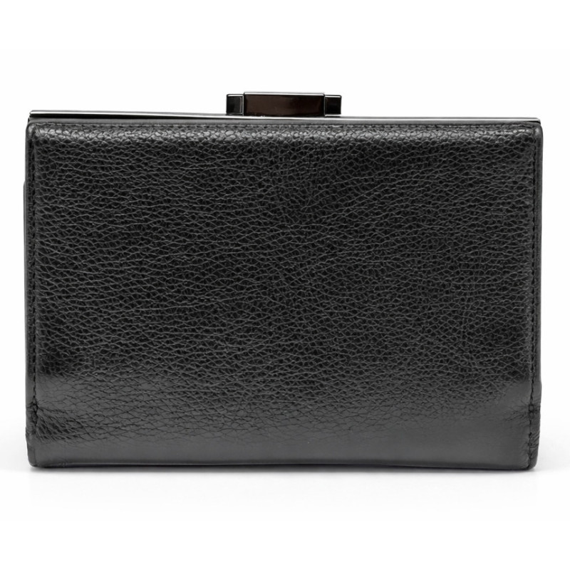 Жіночий шкіряний гаманець Wanlima w50040270473a3 Black